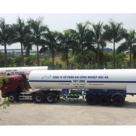 O2 lỏng dạng bình chứa và bồn chứa lỏng